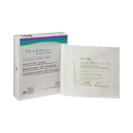 Hydrocolloid Dressing DuoDERM® Extra Thin 3 X 3  .. .  .  